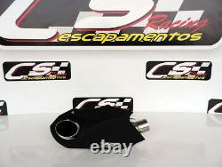 2009-12 Kawasaki ZX-6R Ninja ZX6 CS Racing Slip-on Exhaust Muffler + dB Killer
