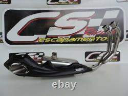 2012-16 Kawasaki Ninja 650 ER6N ER6F EX6 CS Racing Full Exhaust +dB Killer