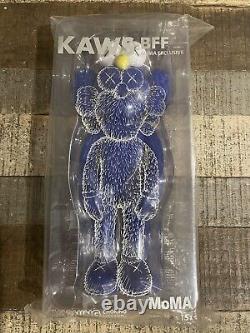 2017 KAWS BFF Open Edition Vinyl Figure Blue MoMA Exclusive (BRAND NEW SEALED)