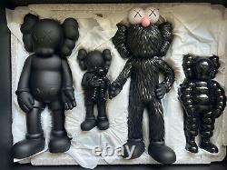 2021 Kaws Family Brown Black Complete Figure Set 100% Authentic Never Displayed
