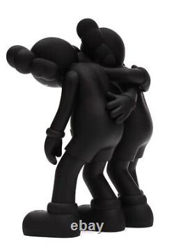 26cm Kaws Along The Way Black Figurine Black