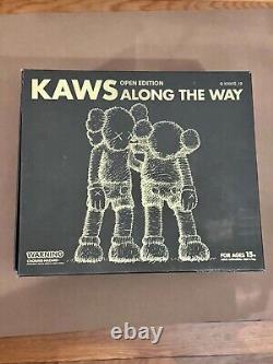 26cm Kaws Along The Way Black Figurine Black