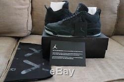 Air Jordan Retro 4 IV KAWS Black Size 11 100% AUTHENTIC