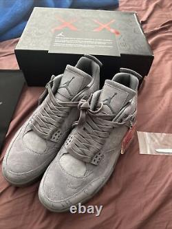 Air Jordan Retro 4 KAWS Cool Grey Never Worn. New Condition Size 13