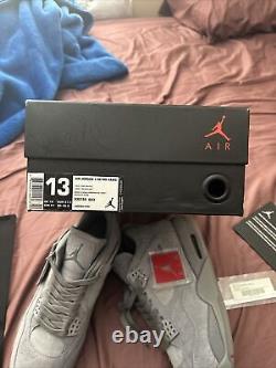 Air Jordan Retro 4 KAWS Cool Grey Never Worn. New Condition Size 13