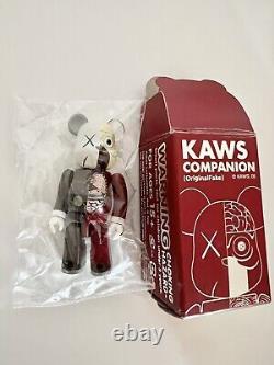 BEARBRICK KAWS MEDICOM 100% Dissected BROWN Companion