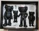 BE@RBRICK KAWS Tokyo First FAMILY Black Figure Set Bearbrick Medicom Toy