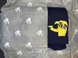 Banksy Clown Skateboards Tee Shirt Daily Operation Yellow Insect Kaws Ed. 150