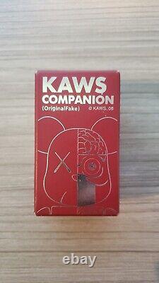 Bearbrick Kaws Companion Brown Red Dissected 100% New Unopened Box