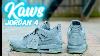Best Materials Jordan 4 Kaws Cool Grey Quality Check Review U0026 On Foot Upshoe