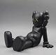 Black Sitting Kaws Figure/Companion