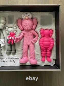 Brand New KAWS Family Vinyl Figures Grey/Pink Collectible Valentines FAST SHIP