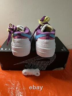 Brand New Nike x Sacai x Kaws Blazer Low Purple Dusk DM7901-500 Mens Size 8.5
