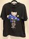 DIOR x KAWS Mens Sz L Authentic Made In Italy Black Graphic T-Shirt NWOT