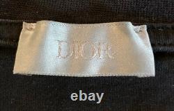 DIOR x KAWS Mens Sz L Authentic Made In Italy Black Graphic T-Shirt NWOT
