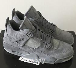 DS Nike x KAWS Air Jordan 4 sz10.5 Cool Grey off white Virgil 1 force 930155 003