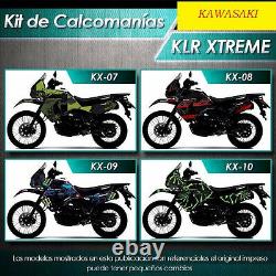 Decal Klr 650 Xtreme, Motorcycle Decal Sticker, Kawasaki, 2008-2015, Calcomania