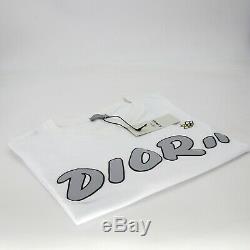 Dior White X Kaws Mens Kim Jones Cotton T-shirt Xxxl New in Box