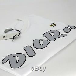 Dior White X Kaws Mens Kim Jones Cotton T-shirt Xxxl New in Box
