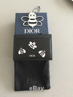 Dior x Kaws Leather Card Holder By Kim Jones (100% Authentic) Wallet