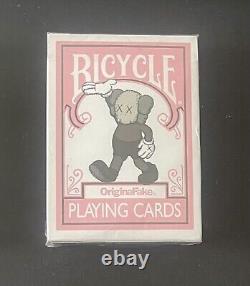 Framed Complete Set of KAWS Original Fake BICYCLE Playing Cards Brand New
