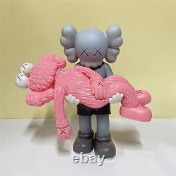 Grey a Pink KAWS Gone Figure