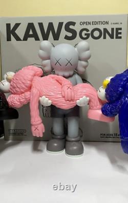 Grey a Pink KAWS Gone Figure