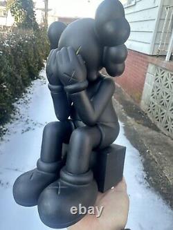 High quality sitting figure/Hand made Model Toy KAWS BLACK