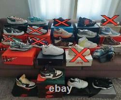 Jordan Nike Sacai Dunk Supreme Clot Kaws DS Sneaker Lot Size 10 Bundle Bulk Deal