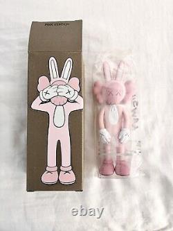 KAWS Accomplice 2002 Vinyl Figure Pink OriginalFake Medicom Toy Authentic NEW