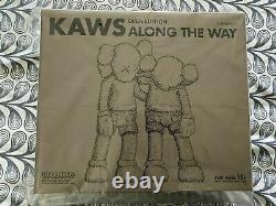 KAWS Along The Way Figure Brown Companion Medicom Vinyl Figure Chum Authentic