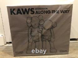 KAWS Along The Way Vinyl Figure Brown 100% Authentic NGV Stock