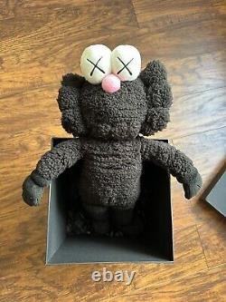 KAWS BFF 20 Black Plush Doll Limited Edition #08/3000 New Authentic