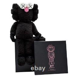 KAWS BFF 20 Black Plush Doll Limited Edition #/3000 BRAND NEWithAUTHENTIC