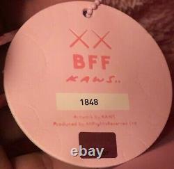 KAWS BFF Pink Plush Number 1848 100% Authentic