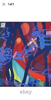 KAWS Brooklyn MUSEUMWHAT PARTY 2021 Exhibition Poster SCORE YEARS-38x48 in