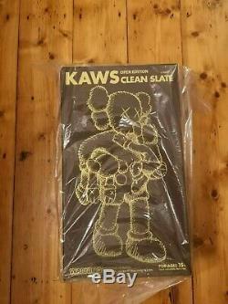 KAWS Clean Slate Vinyl Figure Black UK STOCK NGV