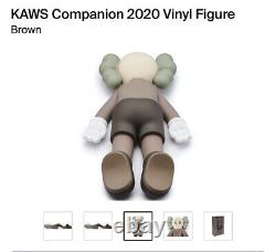 KAWS Companion 2020 Open Edition Vinyl Figure Brown New