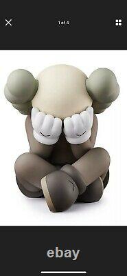 KAWS Companion Separated Brown Vinyl Figure 2021 in hand what party brooklyn NEW