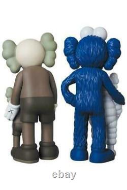 KAWS FAMILY BROWN/BLUE/WHITE Medicom Toy figure kaws Brand New