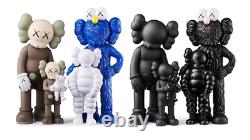 KAWS FAMILY Figure BOTH Brown/Blue/White and Black Sets FREE SHIPPING
