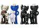 KAWS Family Figure BOTH Brown/Blue/White and Black Sets In Hand