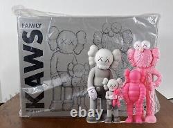 KAWS Family Vinyl Figures Grey/Pink BRAND NEW SHIPS ASAP
