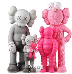 KAWS Family Vinyl Figures Grey/Pink In Hand / Limited Pieces