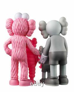KAWS Family Vinyl Figures Grey/Pink In Hand! / Limited Pieces
