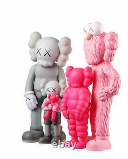 KAWS Family Vinyl Figures Grey/Pink In Hand! / Limited Pieces