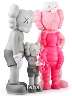 KAWS Family Vinyl Figures Grey/Pink In Hand / Limited Pieces