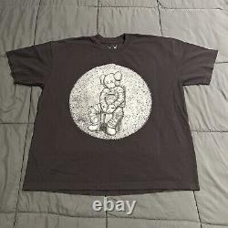KAWS For Kid Cudi Moon Man Tee Vintage Black (Size L) DS
