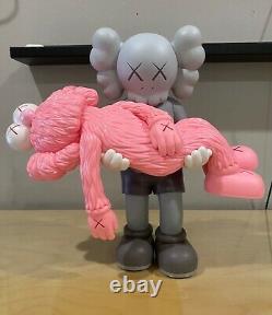 KAWS Gone Toy Figure Companion Grey w Pink BFF Companion (Medicom)