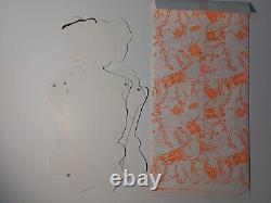 KAWS HALLOWEEN Skeleton 40 Tall Wall Hanging Orange BRAND NEW in Envelope Art